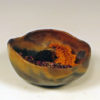 clay bowl knit leaves