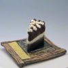 "Urban Slice" Chocolate Cake on Pieced Platter - Image 4