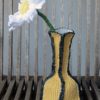 vase and daisy