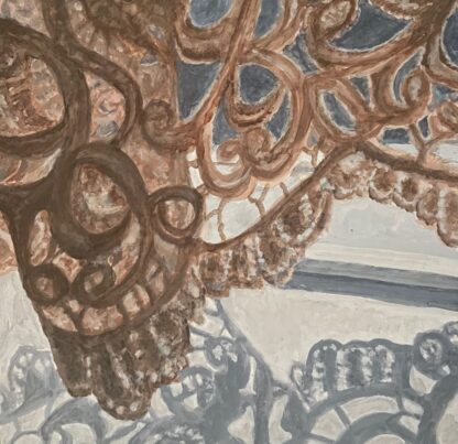 Afternoon Lace Acrylic Painting