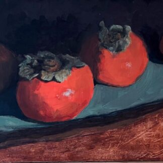 Persimmons on a Tray